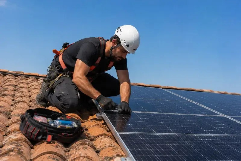 Maintenance et monitoring de panneaux solaires aux Halles